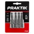 PRAKTIK Ključ za bušilicu set 1/4" – 65 mm – 6/8/10/13 mm, S2 steel
